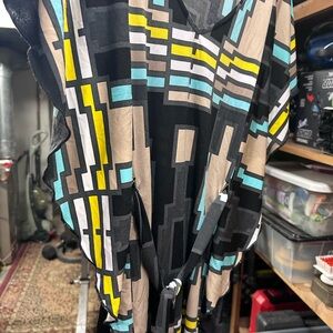 Chic Geometric Pattern Dress